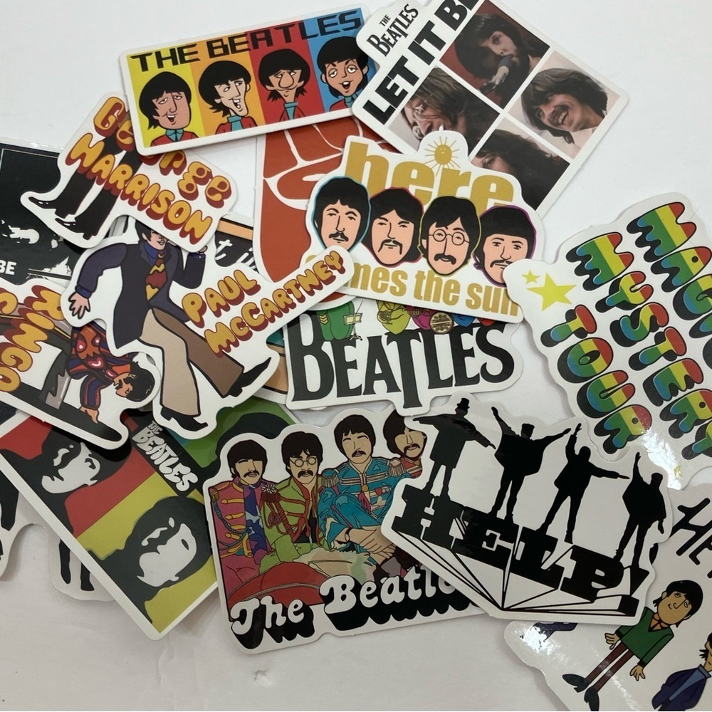 The Beatles Colorful Sticker Set - Picture 10 of 10